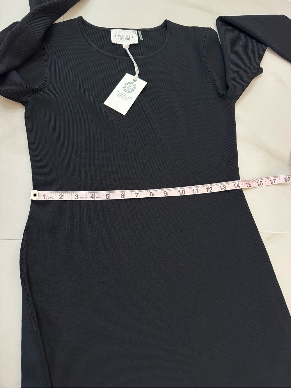 NWT Tuckernuck Hyacinth House Black Knit Giavanna Maxi Dress M - Picture 9 of 11